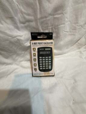 Sentry CA338 8-Digit Dual-Power Pocket Calculator